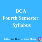 BCA Fourth Semester Syllabus