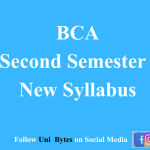 BCA Second Semester Syllabus (New Syllabus)
