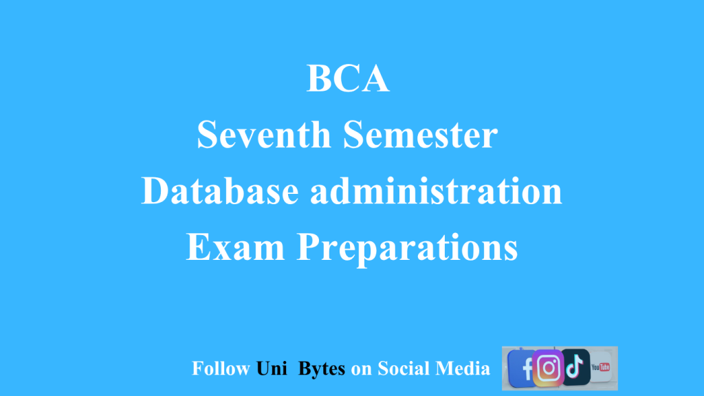 Database administration
