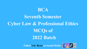 Cyber law and Professional Ethics